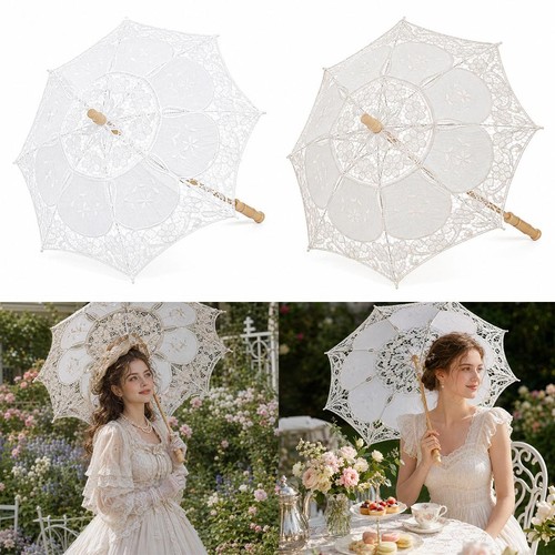 Eleganter spitze sonnenschirm - spitze,