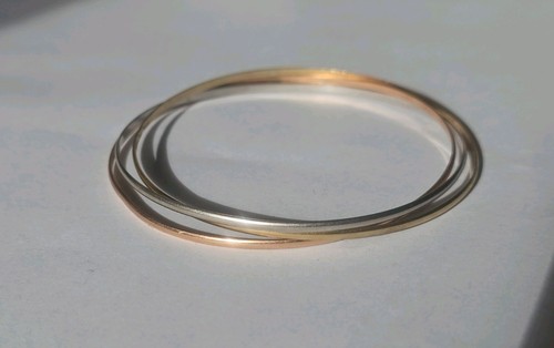 Armreif tricolor gelbgold - tricolor,