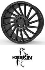 4x Keskin KT17 8x18 4/100,0 ET35 matt Black Painted