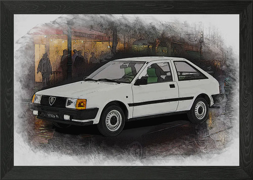 Alfa romeo arna gerahmtes - alfa,