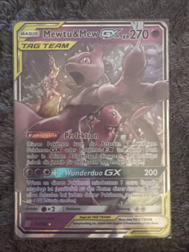 Pokémon karte mewtu mew - karte, mewtu&mew