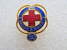 alte Anstecknadel - Wasserwacht - Bayerisches Rotes Kreuz - Abzeichen ca. 2,1 cm