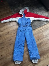Huskie Ski Schnee Anzug Overall Gr.52 Vintage Italy Retro