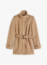 Kurzmantel Gr. 38 khakibeige