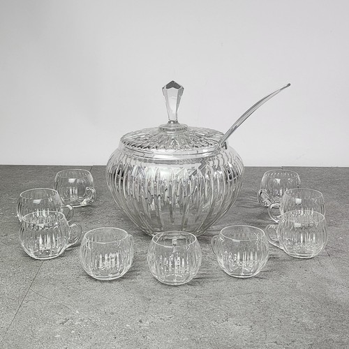 Bowle set glas - set, kristalloptik