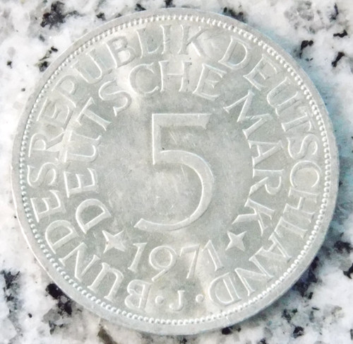 Brd deutsche mark 1971 - brd, 5