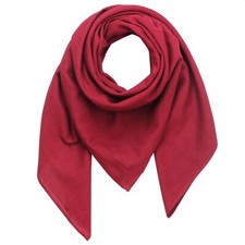 Baumwolltuch fein & dicht gewebt bordeaux quadratisches Tuch Halstuch Kopftuch B