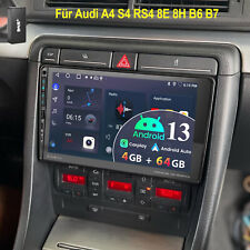 DAB+ Für Audi A4 8E 8H B6 B7 2000-09 4+64G Carplay Android 13 Autoradio NAVI USB