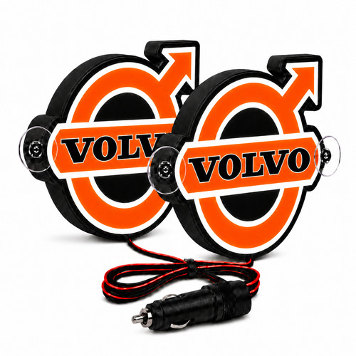 Volvo led logo 2er set - 3d,