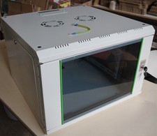 Netzwerkschrank Wandmontage 19" 7 HE is 100kg Digitus DN-19 07U-6/6 grau