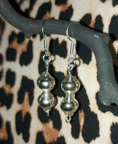 925 silber ohrringe hohlglas - silber,