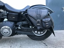 Motorradtasche Dynamite schwarz passend für Harley Davidson Dyna Glide Fat Bob