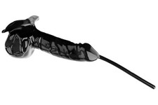 Latex Penishülle mit Hodensack 0,8 mm - mit Urinschlauch