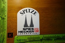 Alter Aufkleber Handwerk Technik Bau Farbe SPIES HECKER Lacksysteme