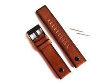 DIESEL Original Ersatzband Lederarmband DZ7337 Uhrband Braun 22 mm watch strap