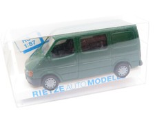 340HO /05 - Rietze H0 10680 - Ford Transit Kleinbus Halbbus grün - top in OVP