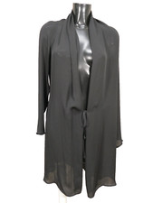 Peter O. Mahler Damen Strickjacke Weste Gr S  DE / Schwarz  neuwertig ( S 6414 )