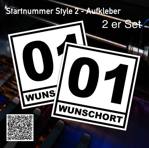Startnummer style - 2,