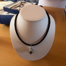 Kette, Anhänger, Kunstleder