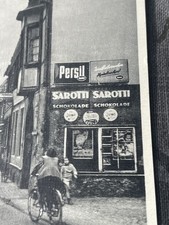 Alte Postkarte Emailschilder Persil Sarotti Pepsi Juno Henkel Werbung ca.13x9cm