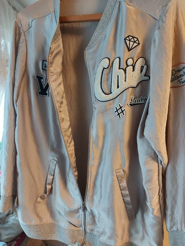 Satin college jacke - college,