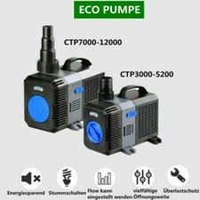 3000-12000L/H Teichpumpe Super