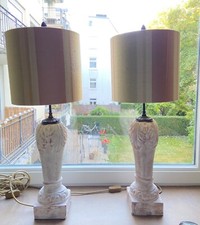  Balusterlampen Tischlampe Leuchte Lampenpaar Terracotta exclusiv