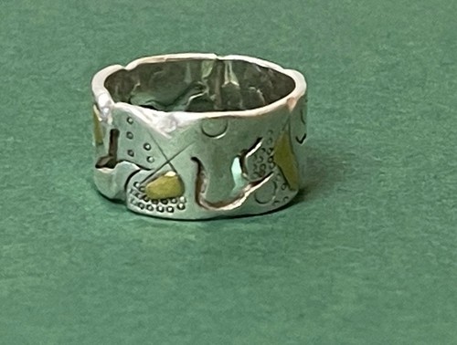 Ring goldschmiede arbeit - ring,