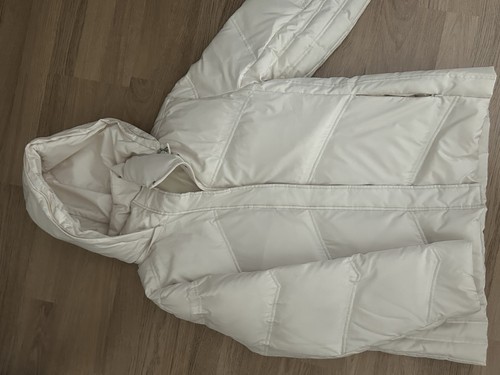 Weiße dauenenjacke für - weiße,
