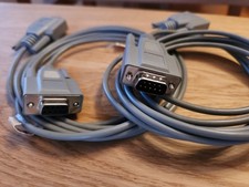 2x RS 232 Verlängerungskabel ca 2x 1,50 Meter