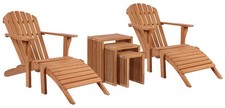 Gartenmöbelset teak deckchair - teak,