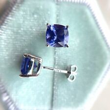 Damen Ohrringe 925 Sterling Silber Ohrschmuck 8 Edelsteine Ohrstecker Geschenk.