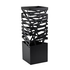 Dönges Regenschirmständer Schirmständer Metall mit Abtropfschale Haken schwarz