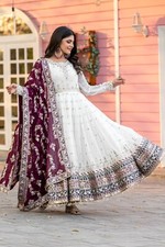 Bollywood Party Wear Anarkali Salwar Kameez Suit Kleid Indian Pakistani Designer