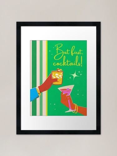 Aber zuerst cocktails retro - zuerst, cocktails: