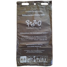 Hundekotbeutel Schwarz mit