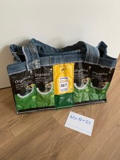 Tasche aus Jeans und Kaffeetüten, neu, 41x17x24cm, Unikat, nachhaltig, upcycling