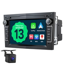Android 13 Autoradio 7" Navi CarPlay für 2 DIN Opel Astra H Corsa C D Zafira A B