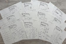 12 Klassik Noten für Akkordzither, Unterlegnoten mit zwei Spielmöglichkeiten