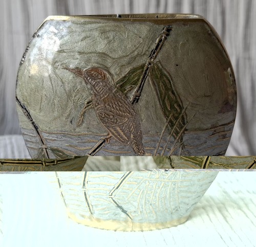 Kleine messing vase - messing,