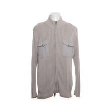 Casa Blanca, Strickjacke, Herren, Größe: XXL, Grau, Baumwolle, Streifen -mDC