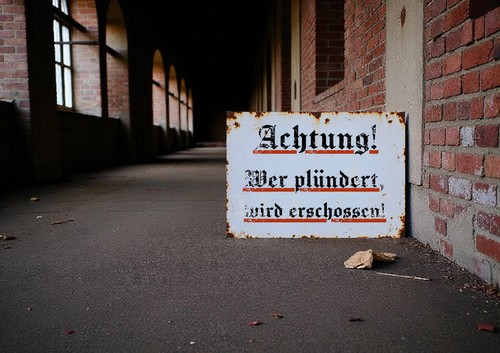 Achtung wer plündert wird - achtung!,
