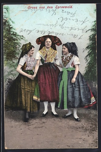 Drei frauen tracht - drei, dem