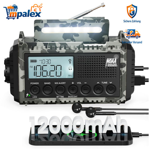 Notfallradio 12000 mah - 12000,