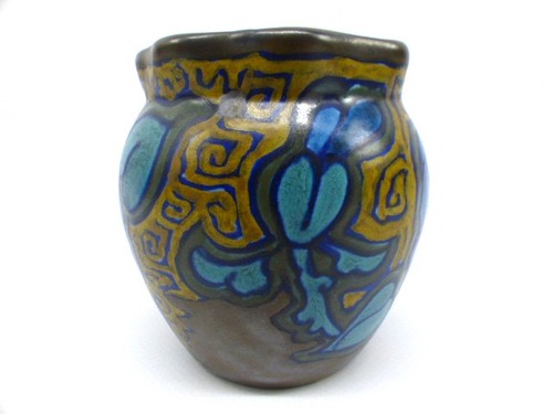 Gouda keramik holland vase mit - gouda,
