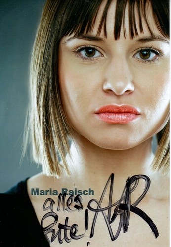 Autogramm maria raisch - autogramm,