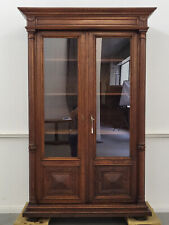 Bücherschrank Historismus Eiche Antik Vitrine Gründerzeit Mechelen Sch862