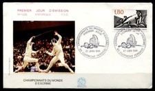 Fechten. WM-1981, Clermont. Florettfechten. FDC. Frankreich 1981