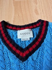 Original Gucci Tricolor V-Neck
