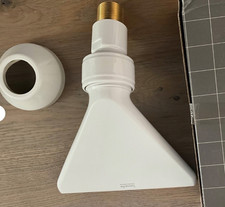 Hansgrohe Schwallbrause , Kopfbrause , Sauna , DN 20 , 3/4“  in weiß  90er Jahre